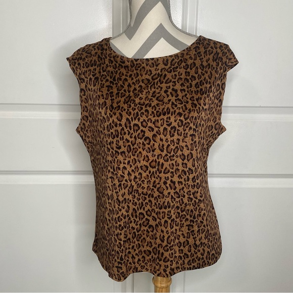 Coldwater Creek Tops - Coldwater Creek Medium Animal Print Blouse